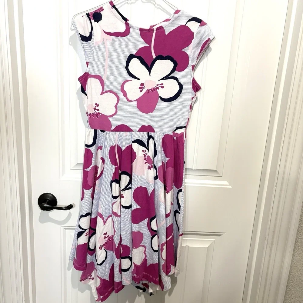 Floral Hanky Hem Dress Cottagecore Big Girls Size XL 18.5 Handkerchief‎